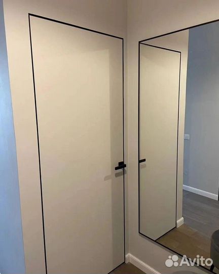 Скрытые межкомнатные двери