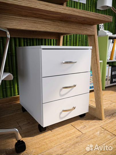 Тумба / выкатная / на колесиках / с ящиками