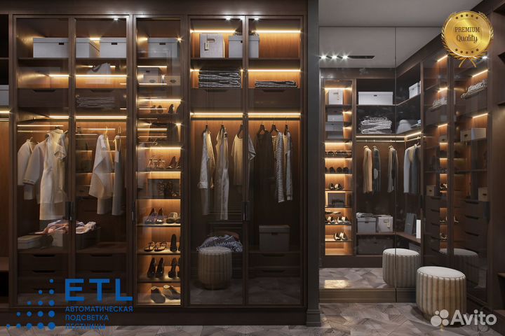 Подсветка мебели и кухни собственное производство