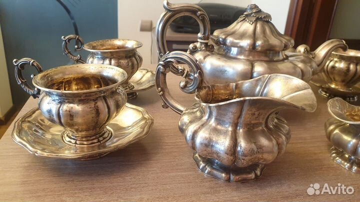 Сервиз серебро антиквариат