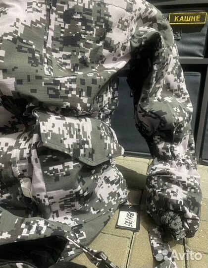 Зимний костюм камуфляж мужской