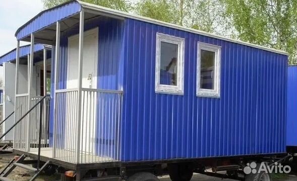 Бытовка 8*2,45м, на шасси (нш02)