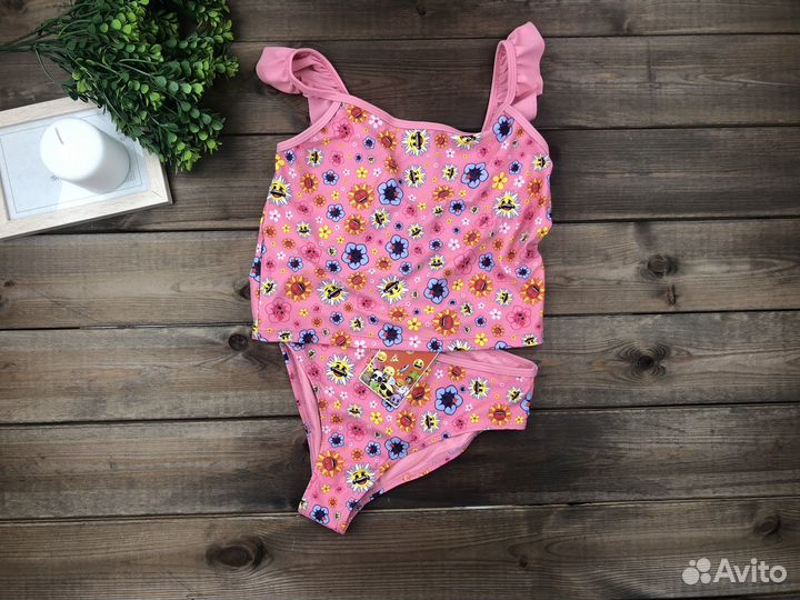 Купальник танкини для девочки emoji