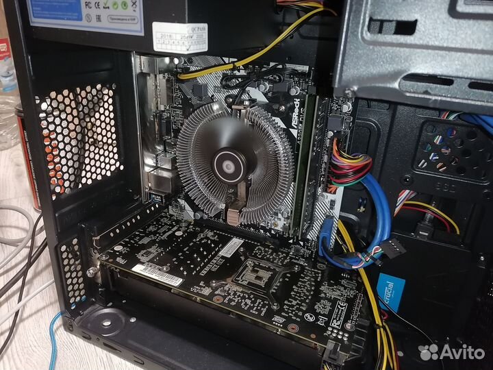 Компьютер Ryzen/24gb ddr4/ssd 240/ gtx 1060