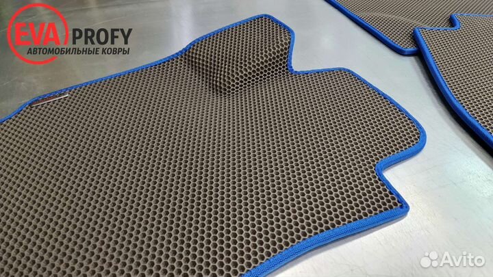 Ева коврики Toyota Yaris салон и багажник