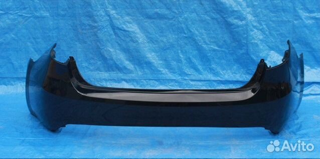 Бампер KIA RIO 2011-2015 задний черный