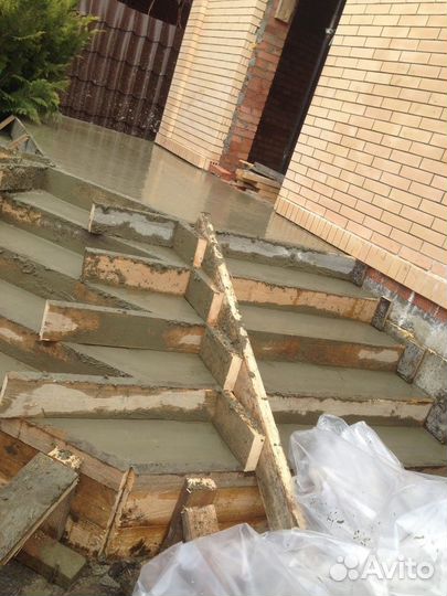 Фундаменты Отмостки Черновая стяжка пола