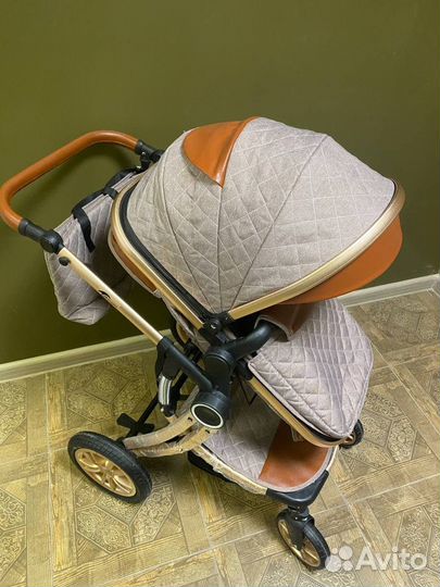 Коляска-трансформер teknum 2 в 1 новая + люлька