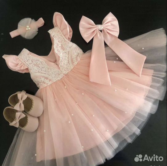 Платье для девочки новое 80-86