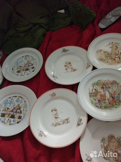 Тарелки детские гдр винтаж