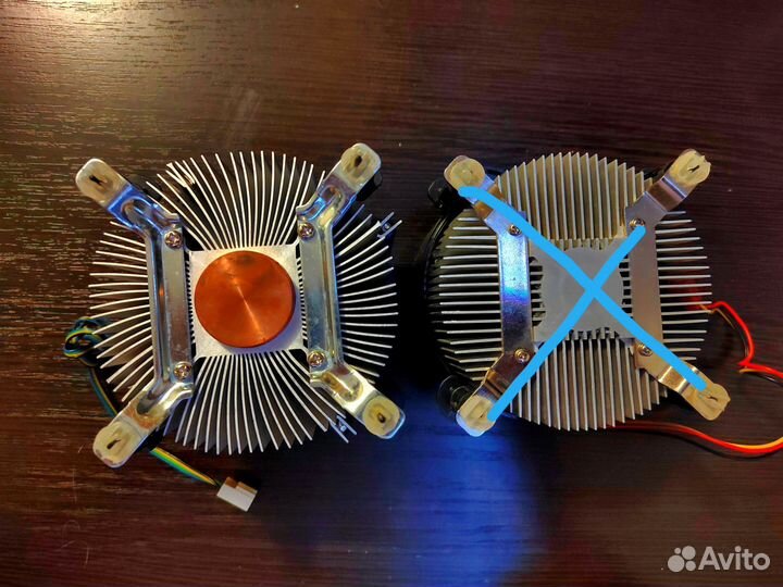 Кулер процеccорный socket 775, am2, am3