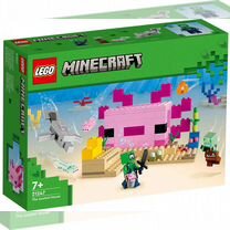 Новый Lego Minecraft 21247 Дом Аксолотля