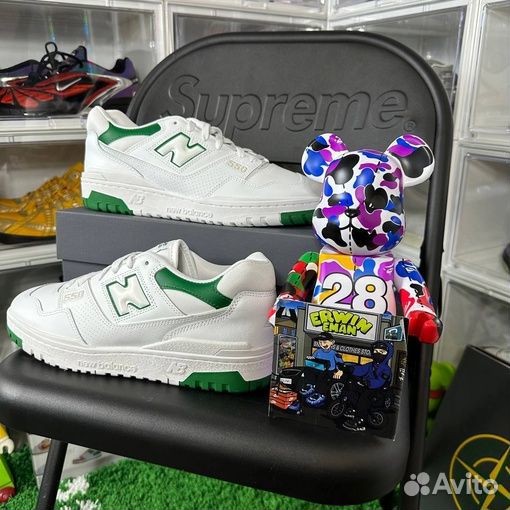 New Balance 550 White/Green