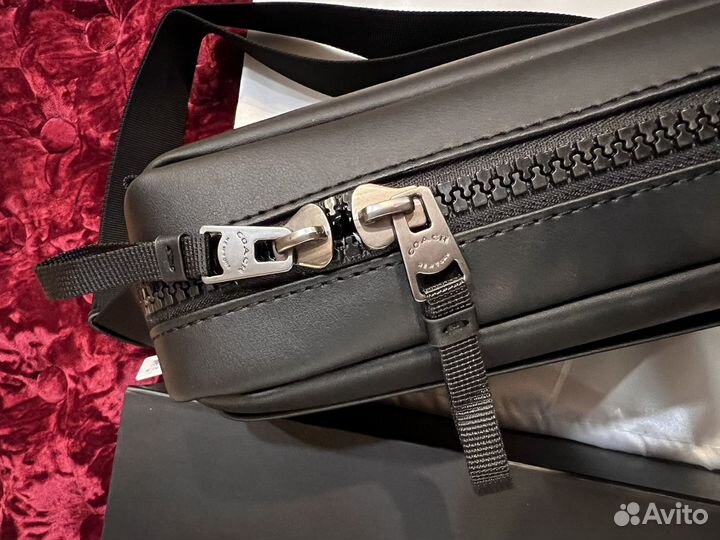 Сумка мужская Coach с коробкой