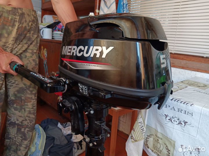 Продаю Лодочный мотор Mercury F5M 4-х тактный