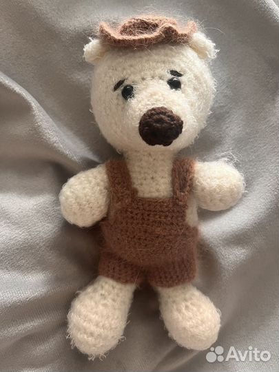Медведь вязанный ручной работы