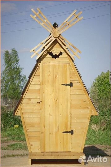 Уличный туалет домик с установкой PBA