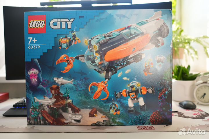 Новый Lego City Deep-Sea Explorer Submarine, 60379