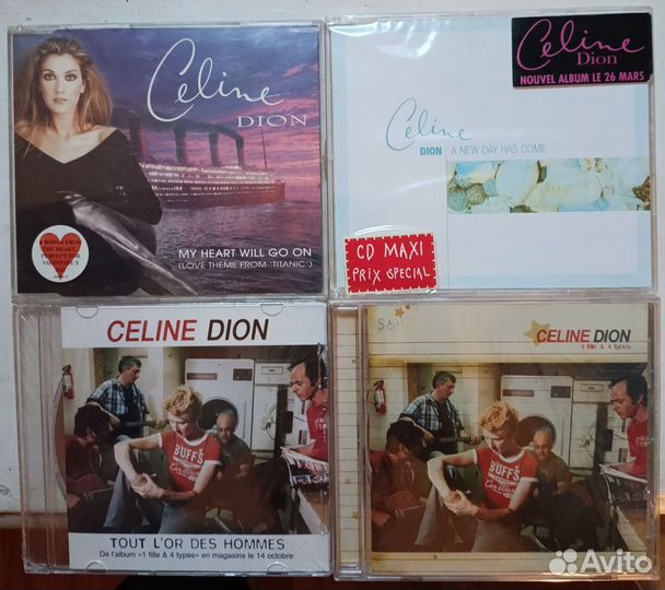 Celine Dion альбом, синглы