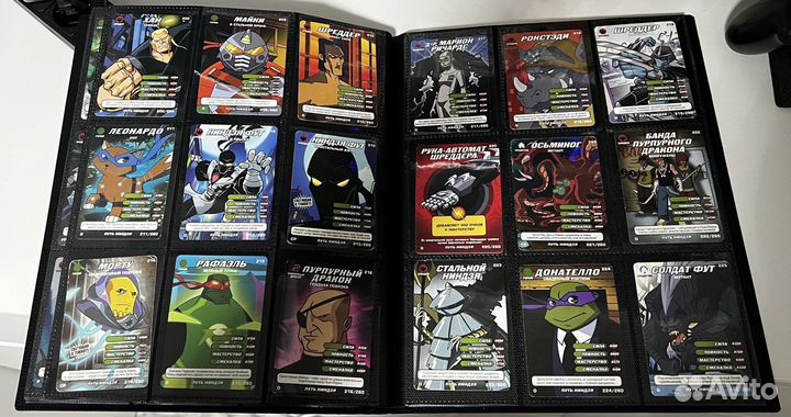 Карточки Черепашки-ниндзя