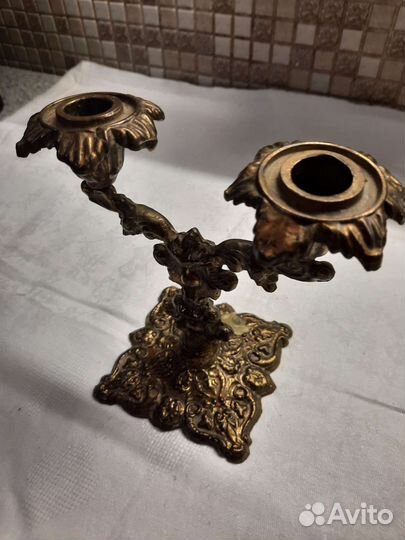 Подсвечник бронза СССР