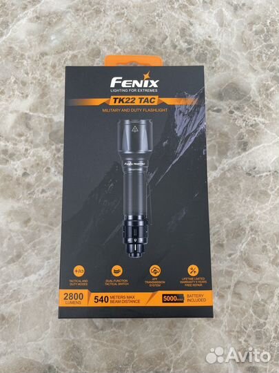 Тактический Фонарь Fenix TK22 TAC