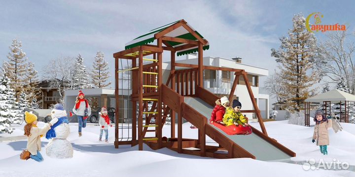 Детский игровой комплекс Савушка для улицы