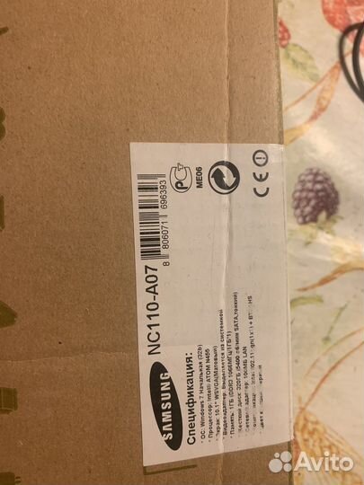 Нетбук samsung nc110-а107