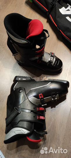 Горные лыжи ботинки палки