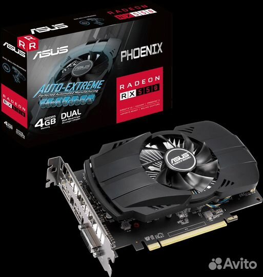 Видеокарта Amd RX550 4gb gddr5