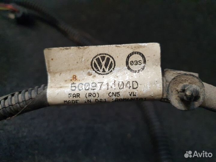 Проводка парктроников заднего бампера Golf 7