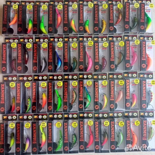 Воблеры для форели топовые 40 цветов