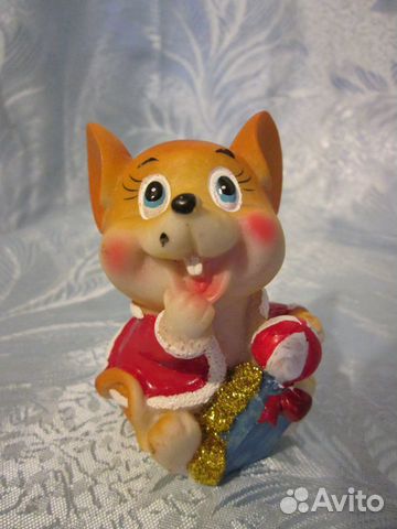 Фигурка Довольный мышонок
