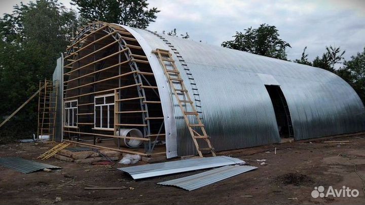 Фермы для ангара 12м