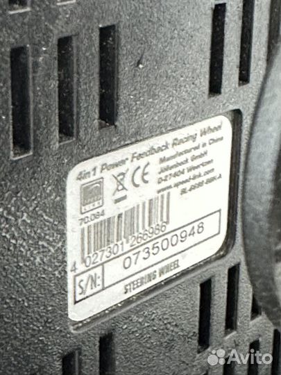 Руль speedlink sl-6698-sbk-a