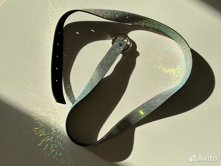 Ремень со стразами