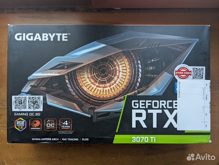 Видеокарта gigabyte geforce rtx 3070 ti