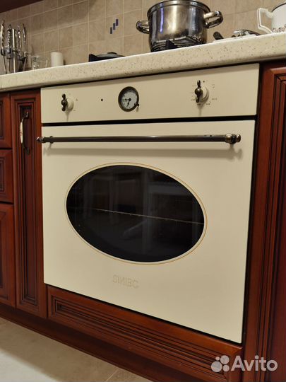 Газовый духовой шкаф smeg