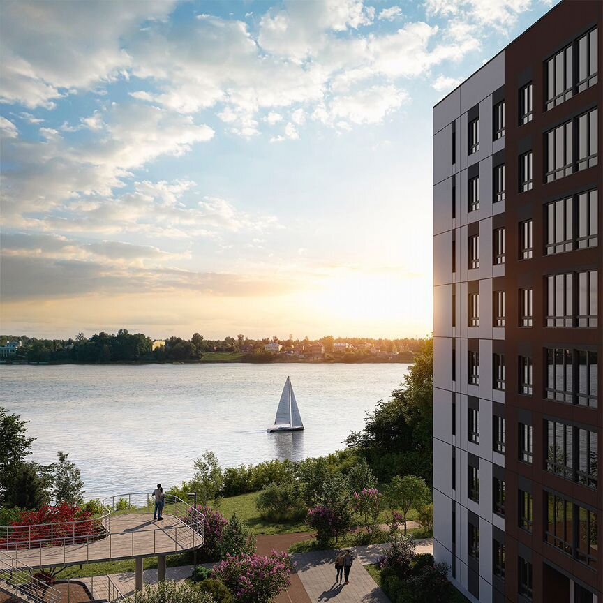 2-к. квартира, 53,3 м², 2/8 эт.