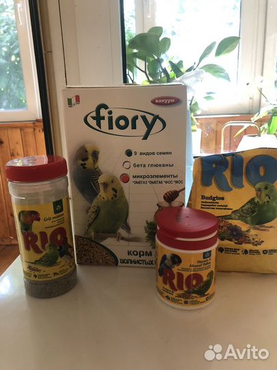 Корм для волнистых попугаев