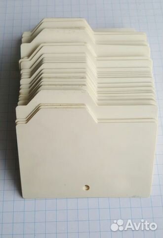 Разделители горизонтальные для картотеки 100 шт