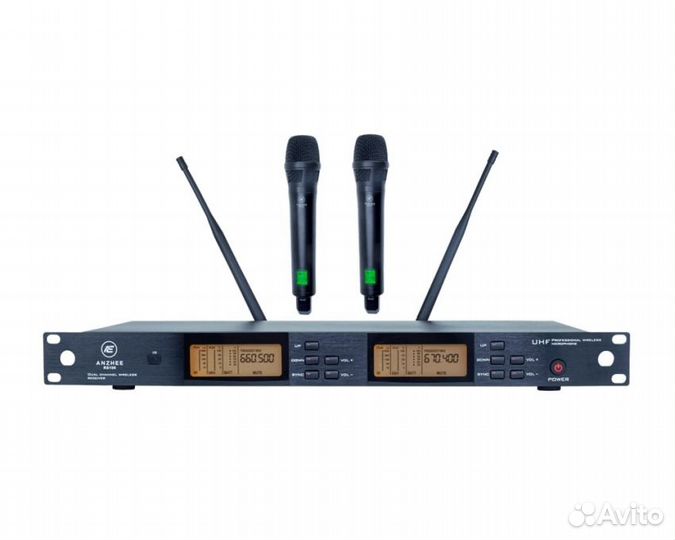 Караоке AST Mini с микрофонами Anzhee RS100