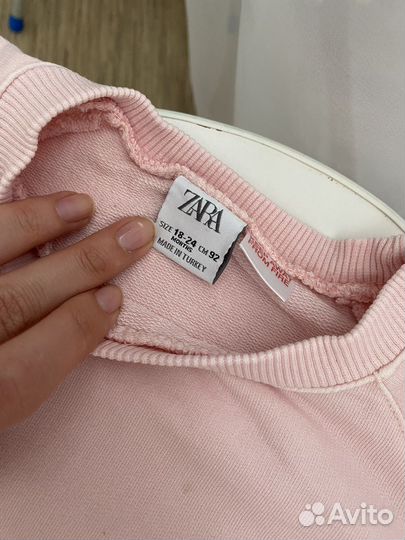 Толстовка на девочку zara hm