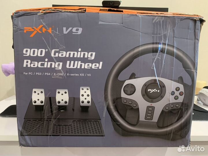 Игровой руль PXN-V9