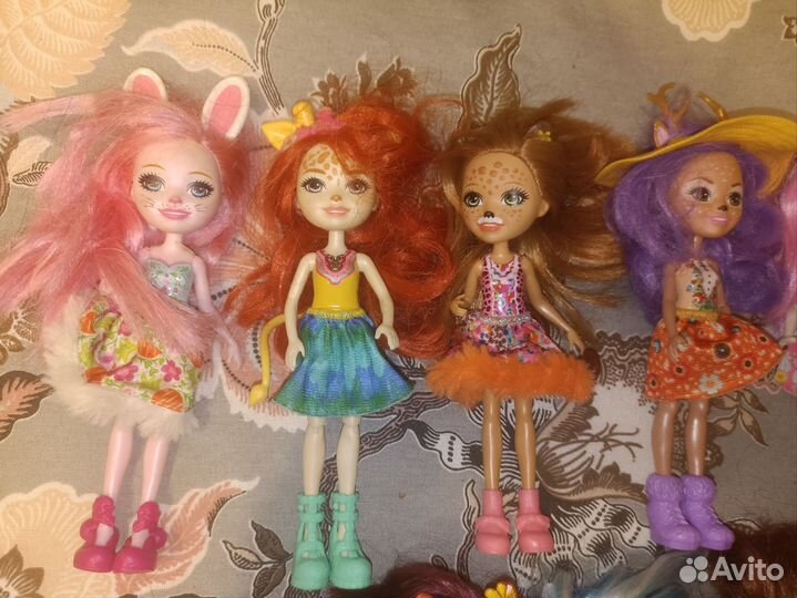 Кукла enchantimals, barbie, сказочный патруль