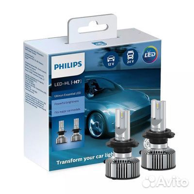 Лампы H7 Philips Ultinon Essential LED