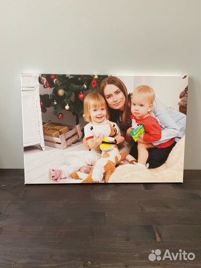 Портрет по фото на холсте на день рождения