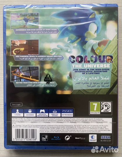 Sonic Colors Ultimate (Новый Диск) Sony PS4