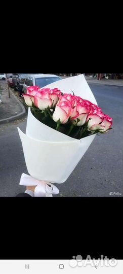 Розы, герберы, хризантема