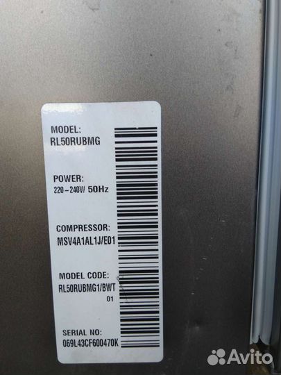 Холодильник samsung на запчасти